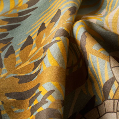 Cotton Scarf - Patterned Palms