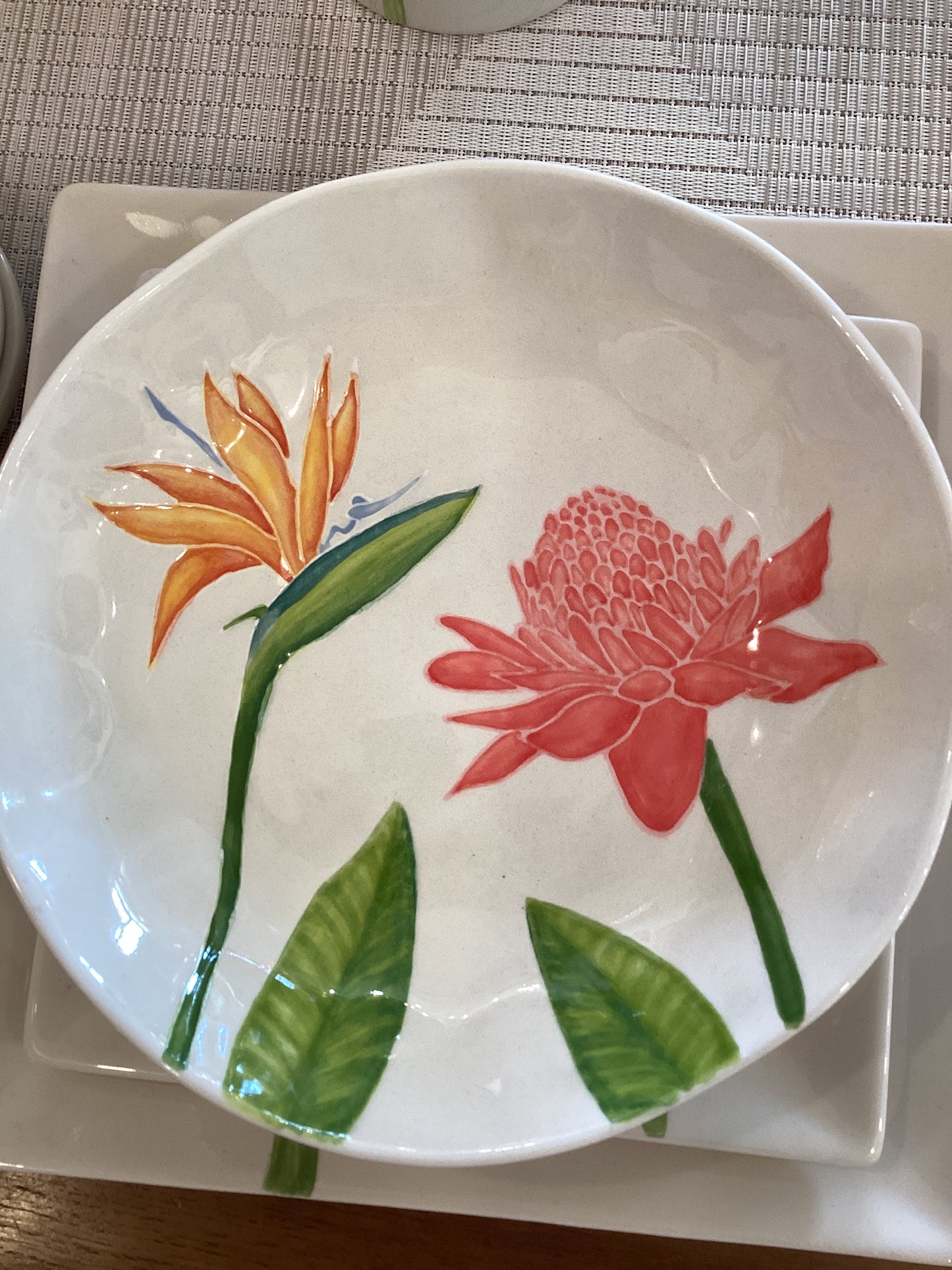 Cottage Bowls Tropical Flower