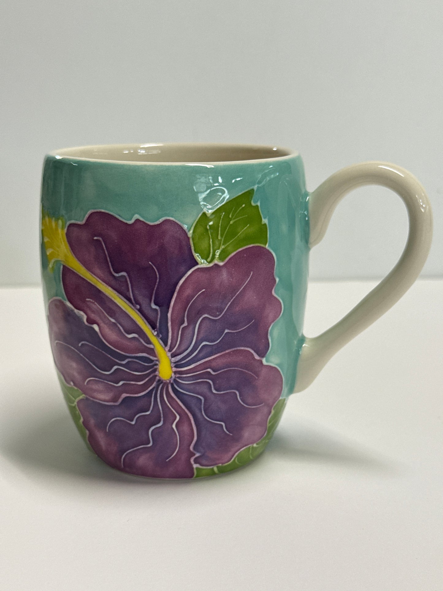 Barrel Mug Hibiscus