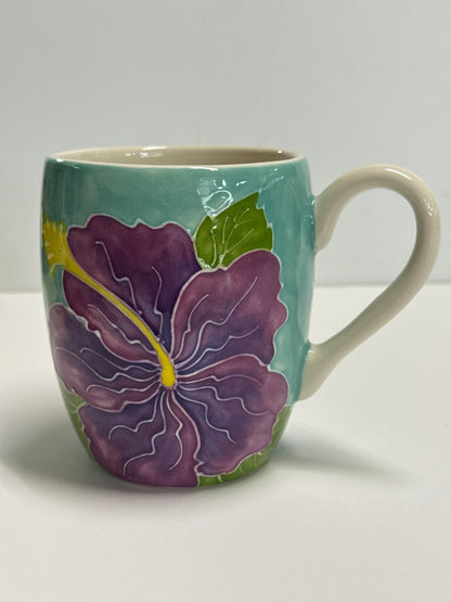 Barrel Mug Hibiscus