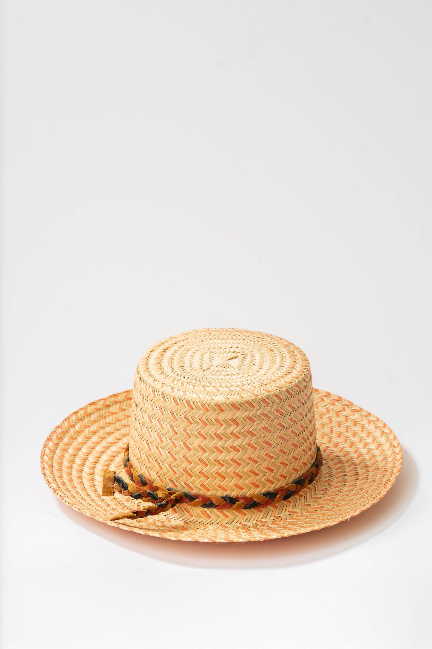 Hat - Woven Palm - Walee Pink - Medium