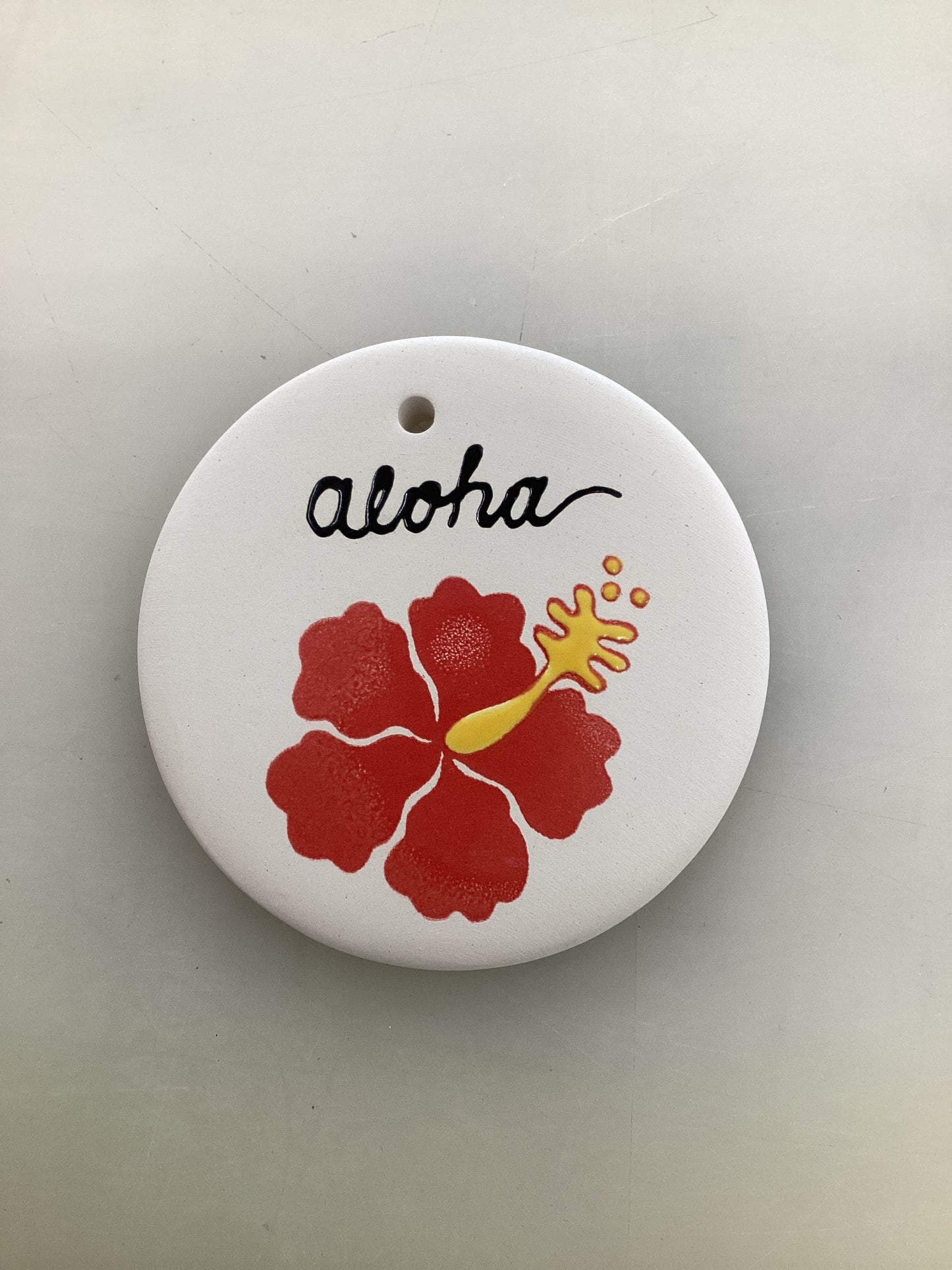 Assorted Screen Printed Round Ornaments