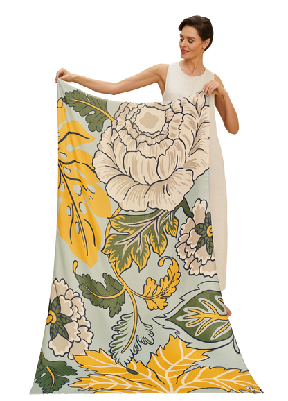 Printed Wild Floral Scarf