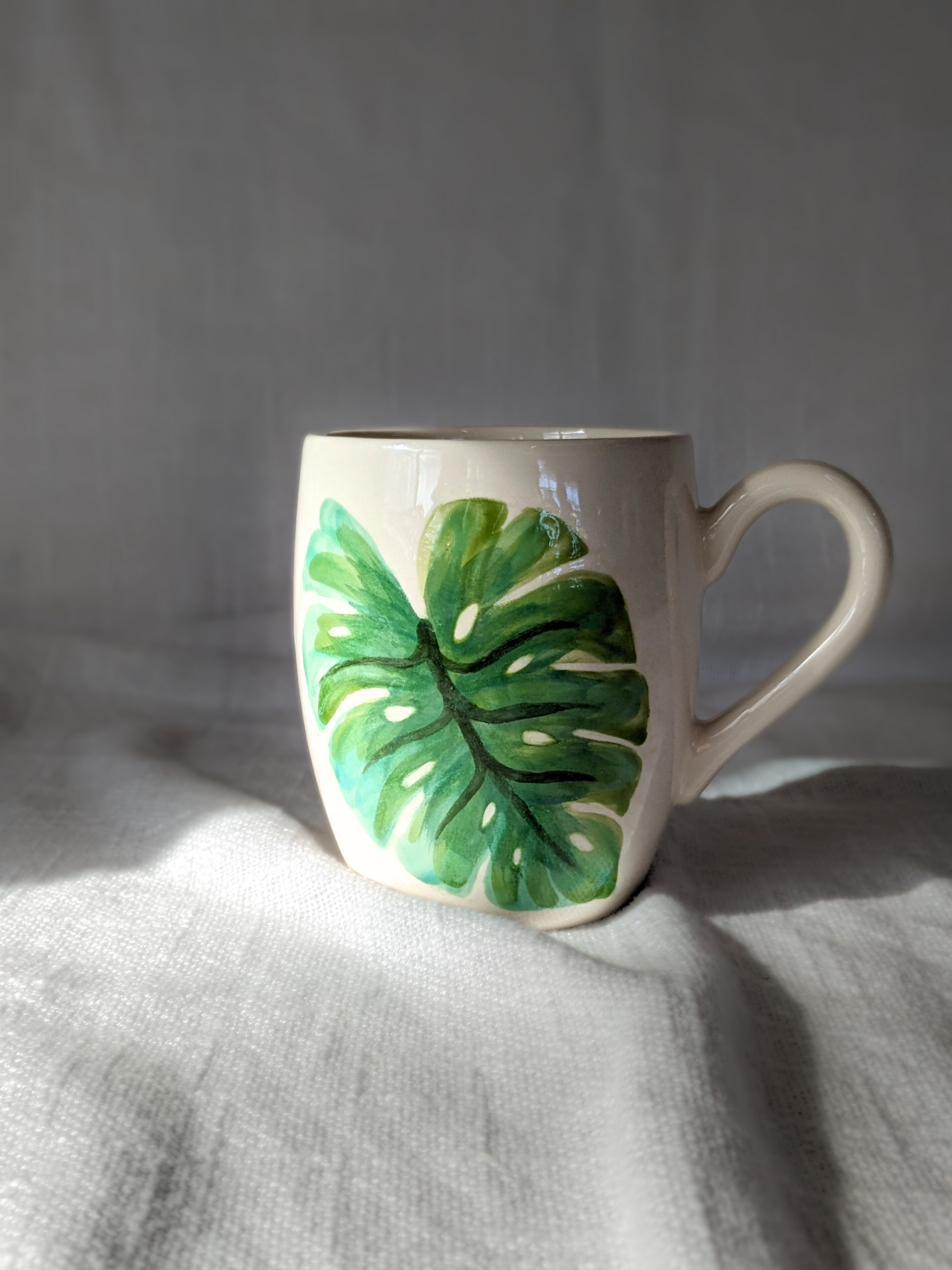 monstera mug Barrel Mug Monstera