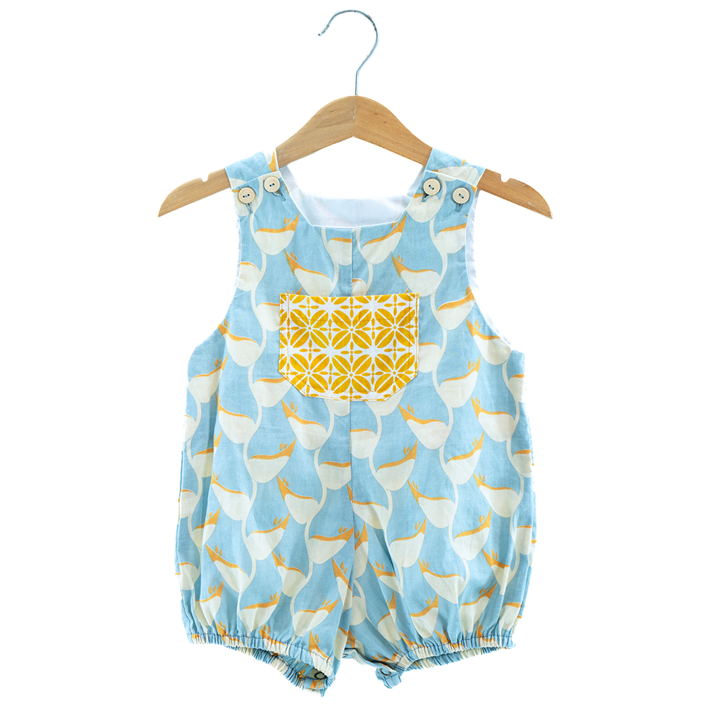 Cotton Romper | Heliconia Alpine