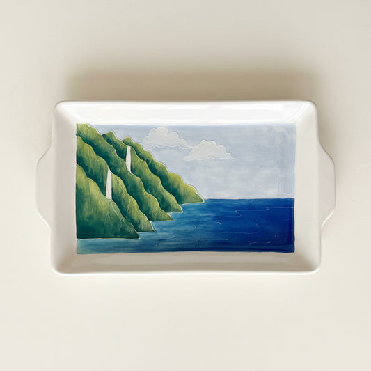 Flat Handled Tray 13" Nā Pali
