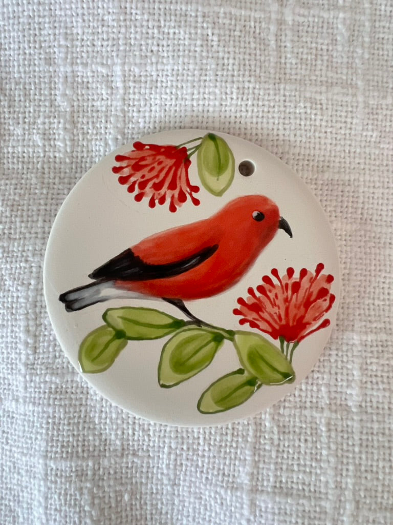 Ornament 'Ōhi'a lehua and ʻApapane