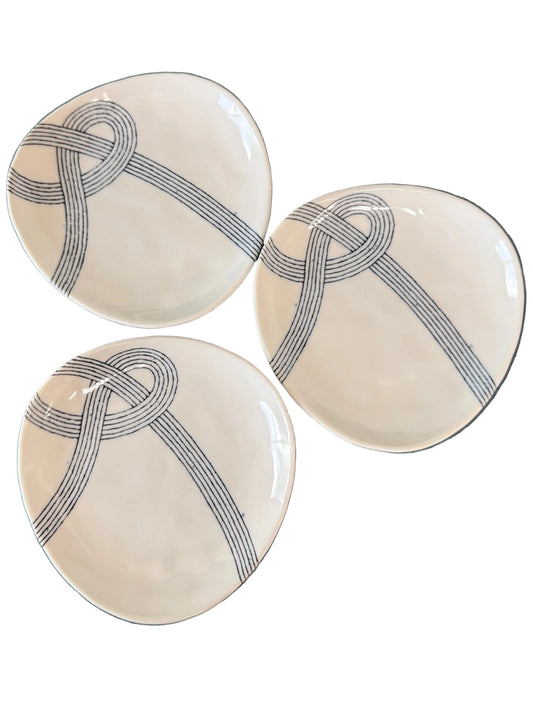 Mini Ceramic Japanese Plate