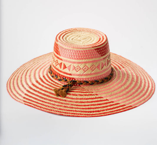 Hat - Woven Palm - Muse Pink - Large