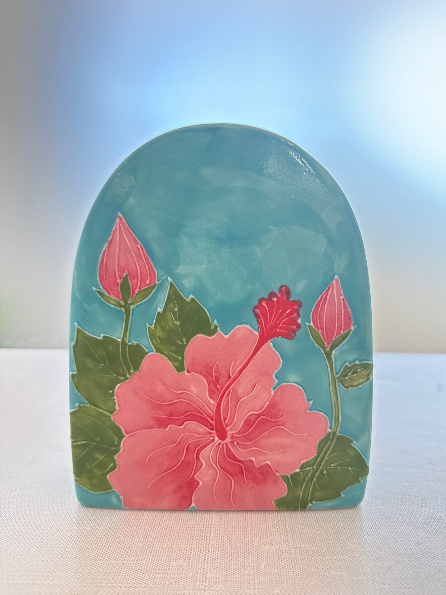 Hibiscus Arch Vase