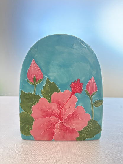 Hibiscus Arch Vase