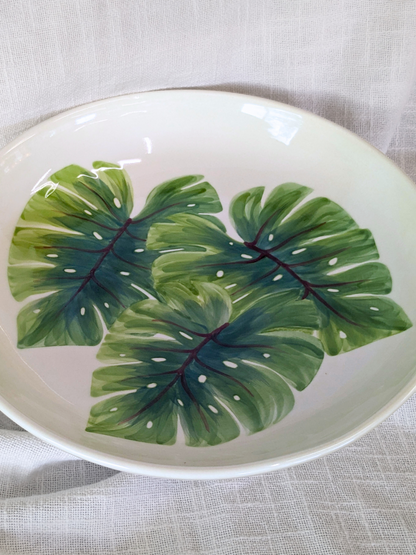 Monstera Pasta Bowl