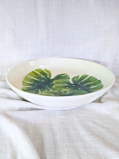 monstera noodles Monstera Pasta Bowl – Banana Patch Studio
