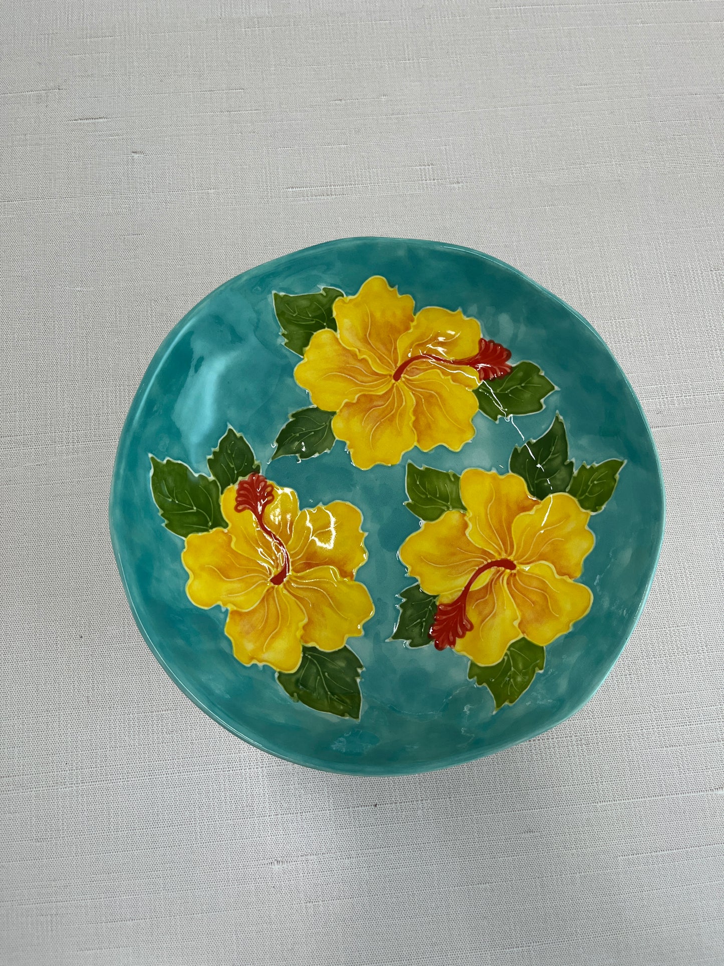 Cottage Bowl- Hibiscus