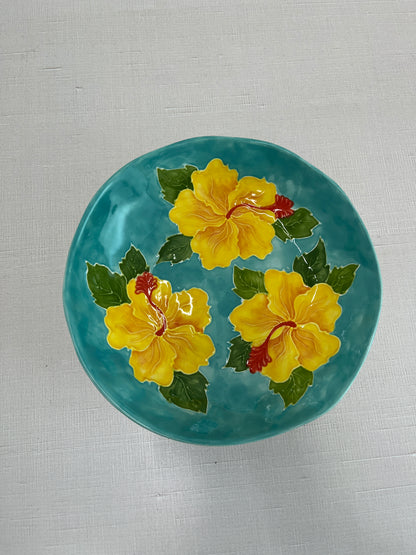 Cottage Bowl- Hibiscus
