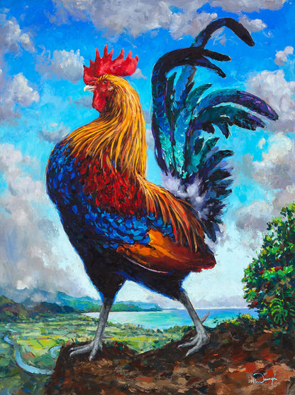 WM Roosters Art Print 11x14 Assorted