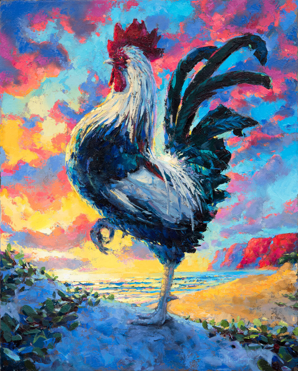 WM Roosters Art Print 11x14 Assorted