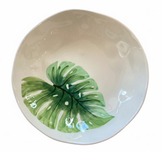 Cottage Bowl- Monstera