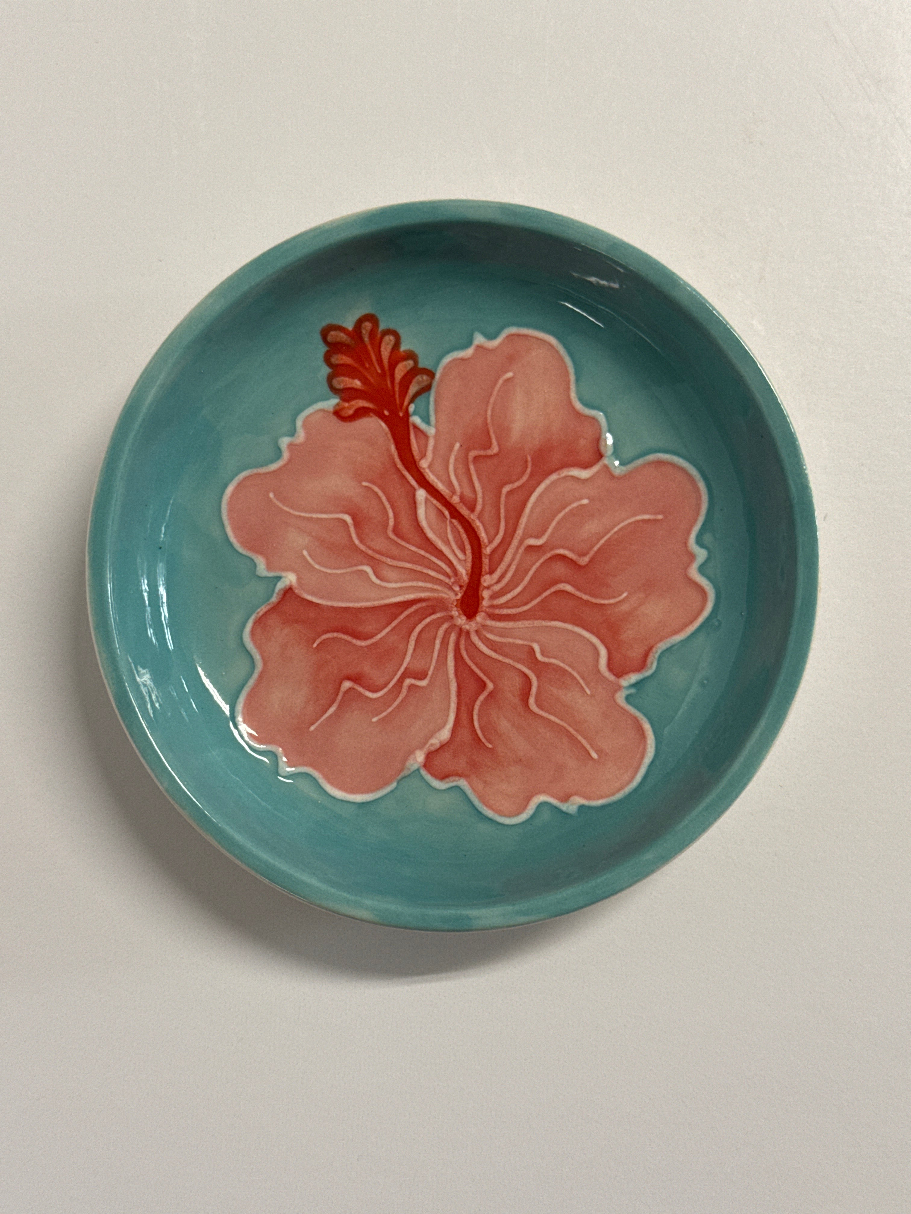 Trinket Dish Hibiscus – Banana Patch Studio
