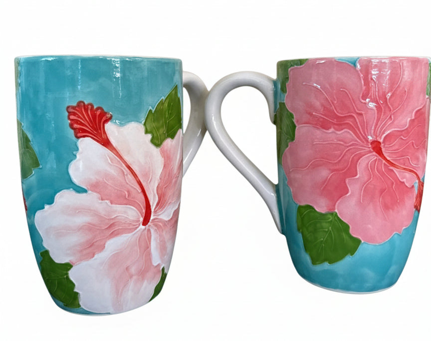 Hibiscus Beer Mug