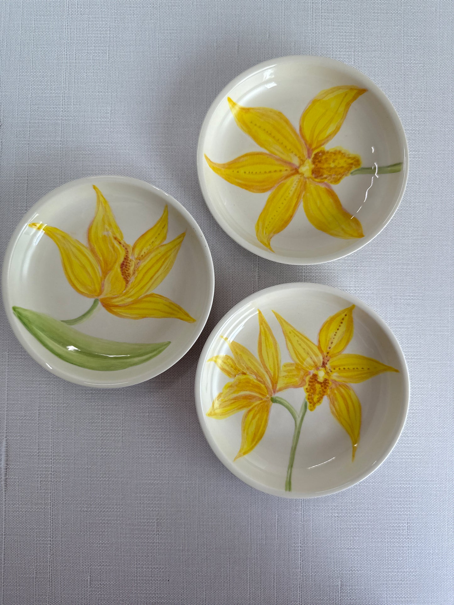 Trinket Dish- Tropical Flowers