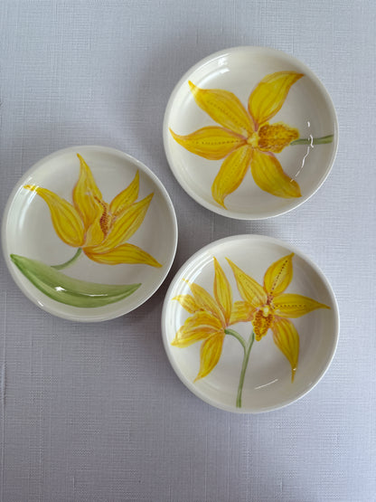 Trinket Dish- Tropical Flowers