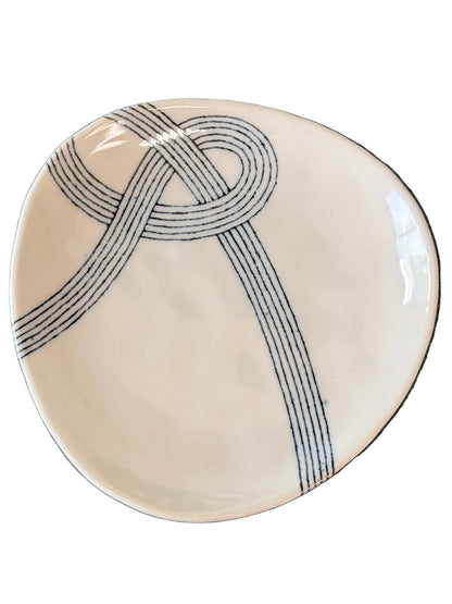 Mini Ceramic Japanese Plate