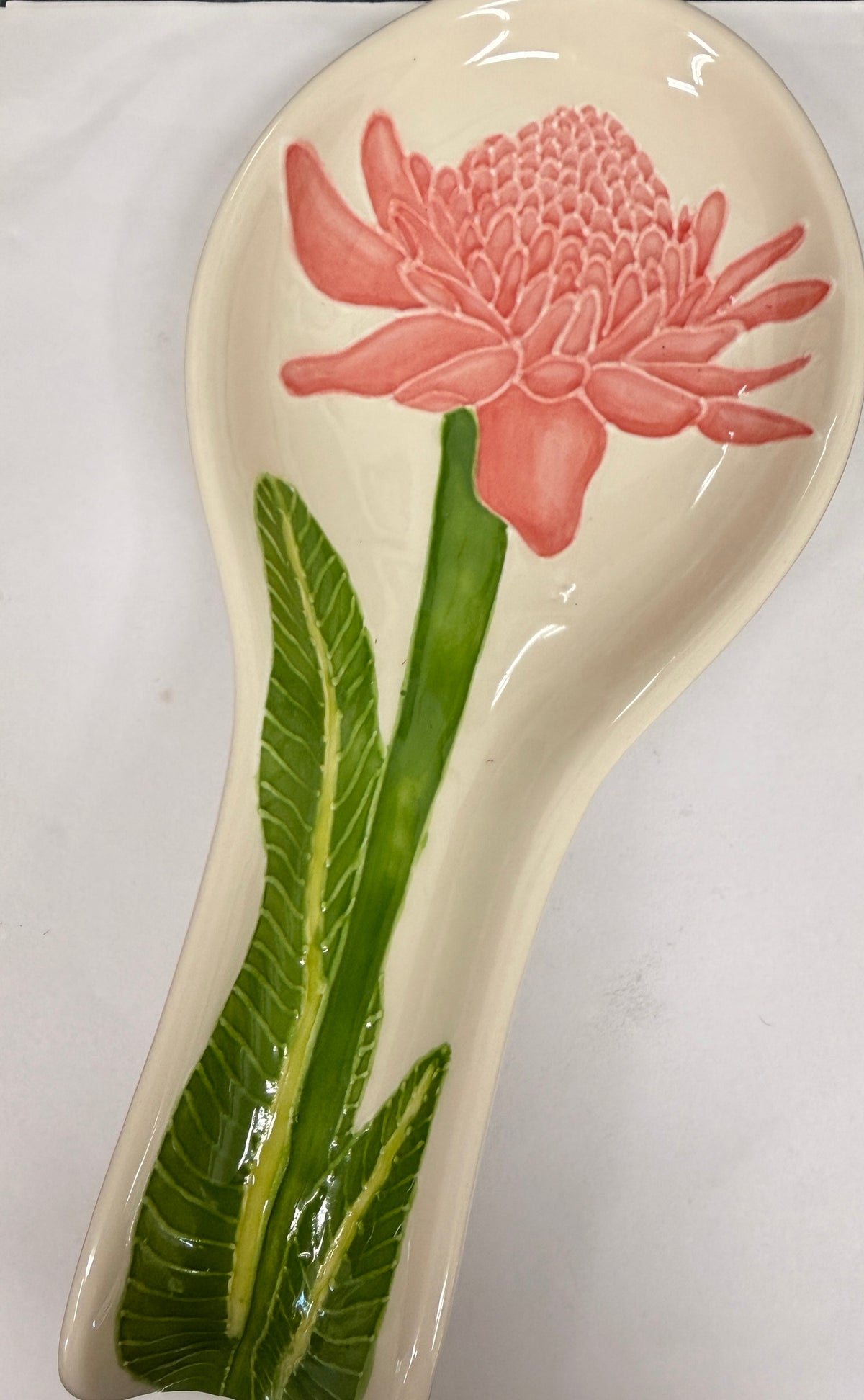 Spoon Rest Tropical Flower