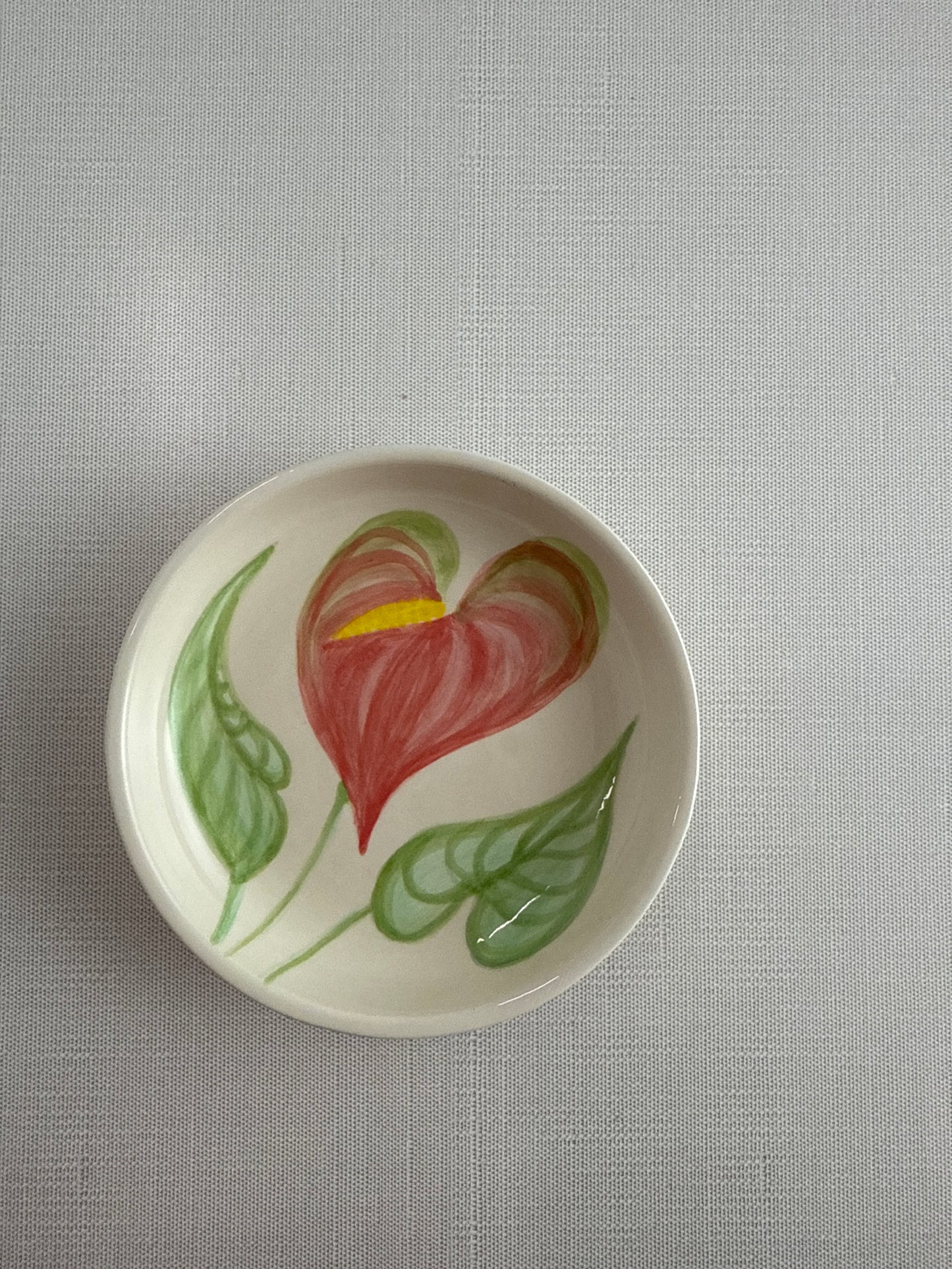 Trinket Dish- Tropical Flowers