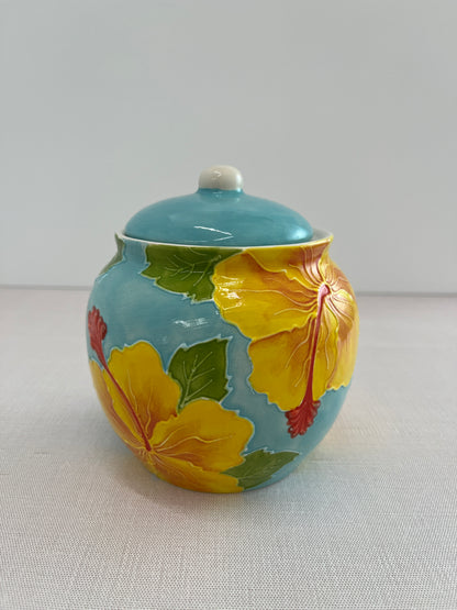Hibiscus Traditional Sugar Pot