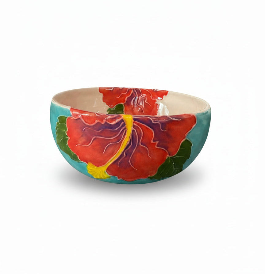Hibiscus Cereal Bowl