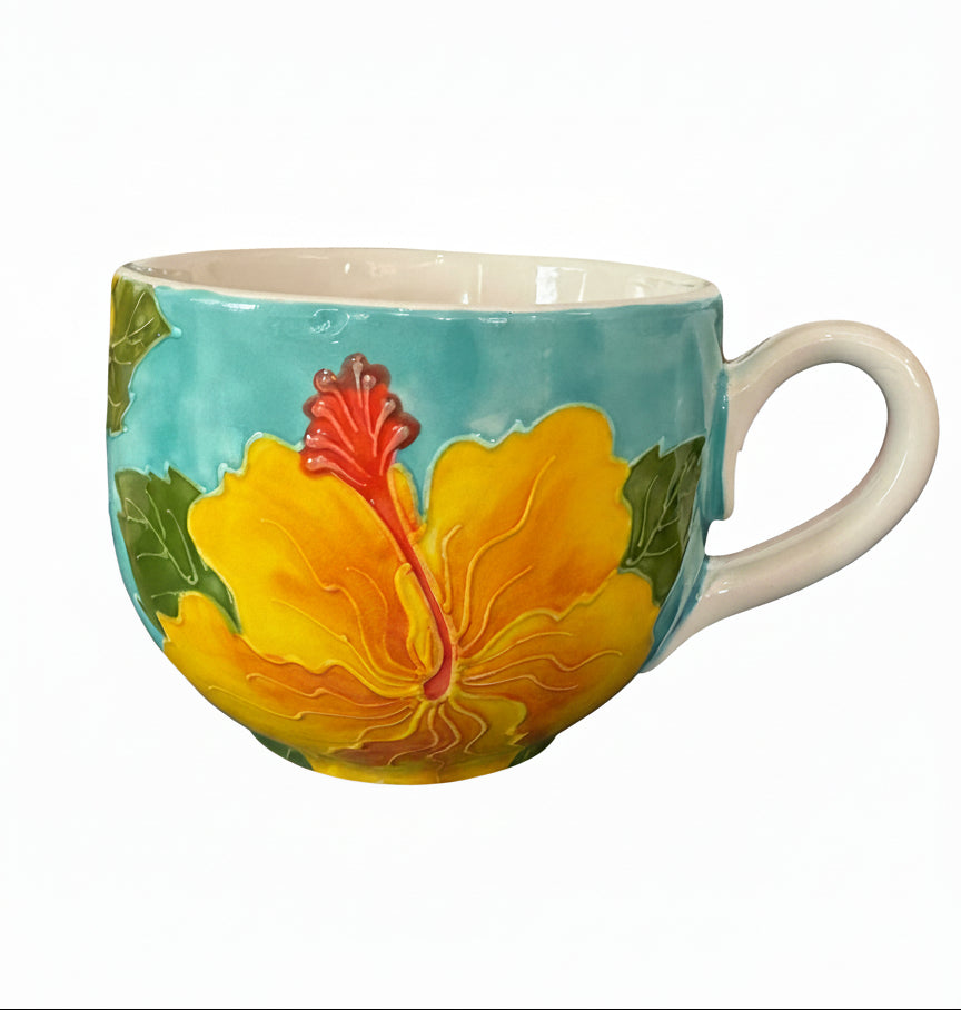 Hibiscus Jumbo Mug