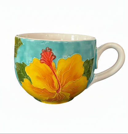 Hibiscus Jumbo Mug