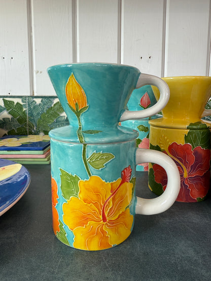 Hibiscus Pour Over Coffee Set