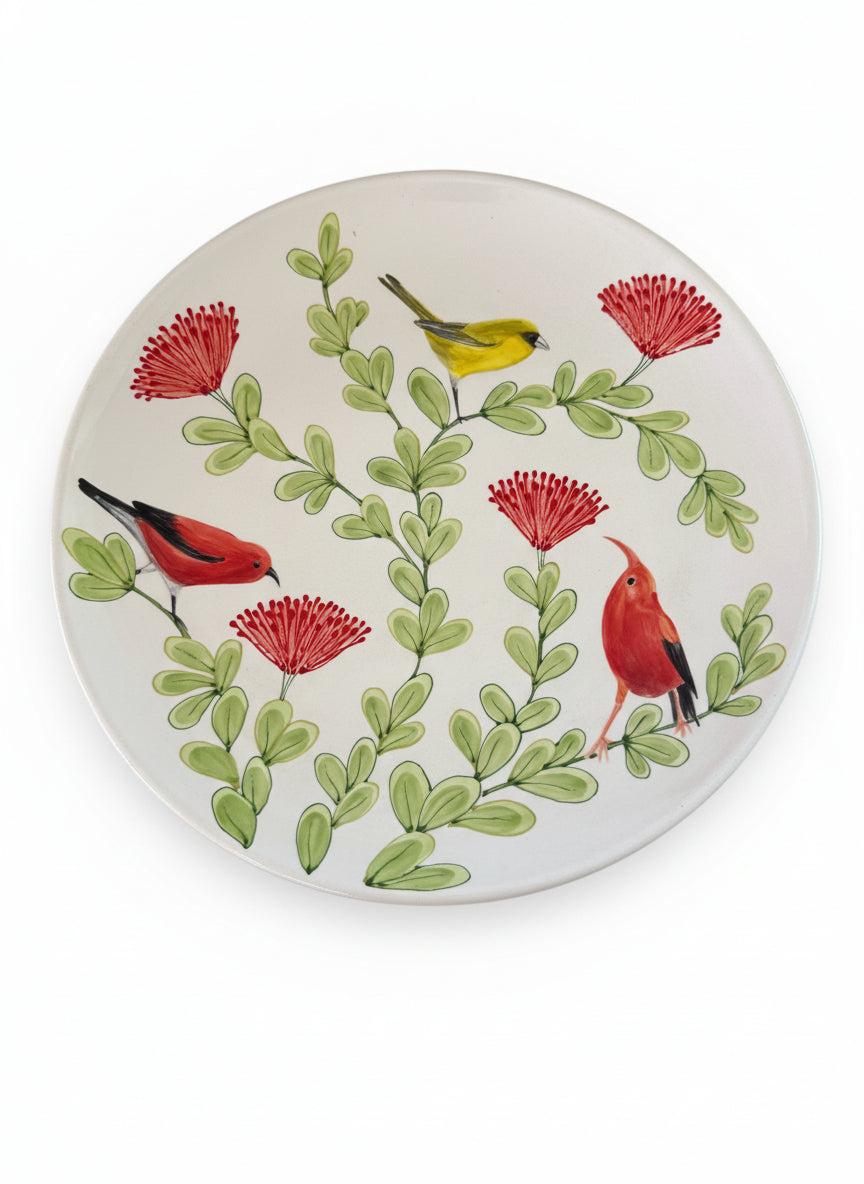Kaua'i Birds Tuscany Coupe Charger Plate