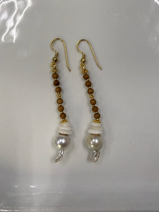 Akoya Hanedama Pearl Earrings