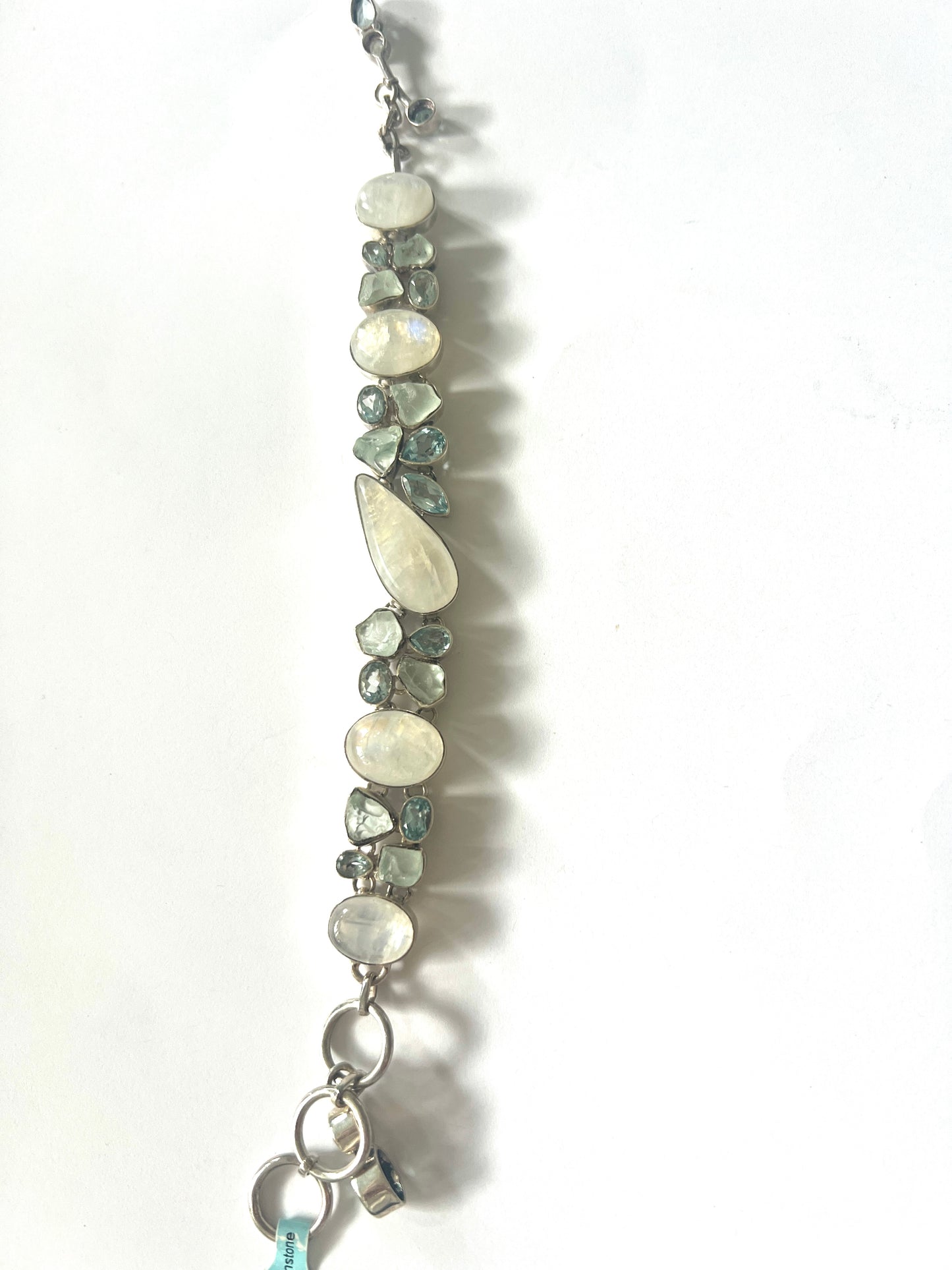 Moonstone and Aquamarine Bracelet