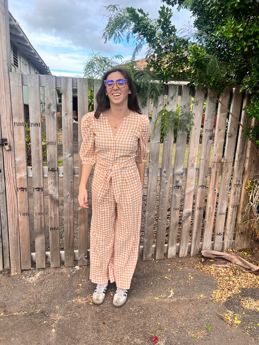 Gingham Amber Jumpsuit