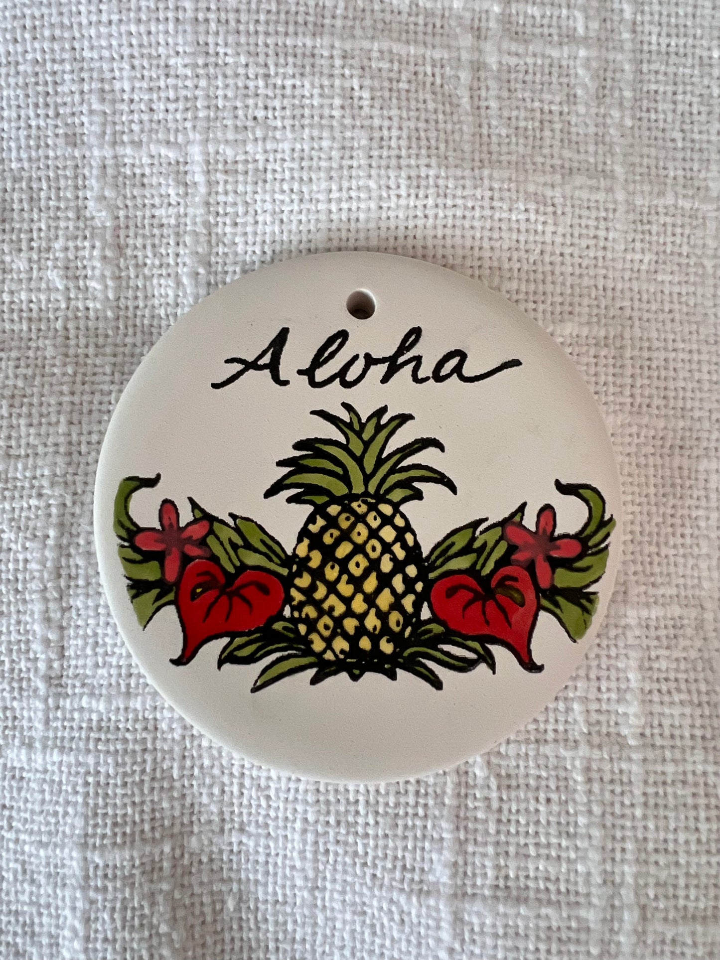 Assorted Screen Printed Round Ornaments