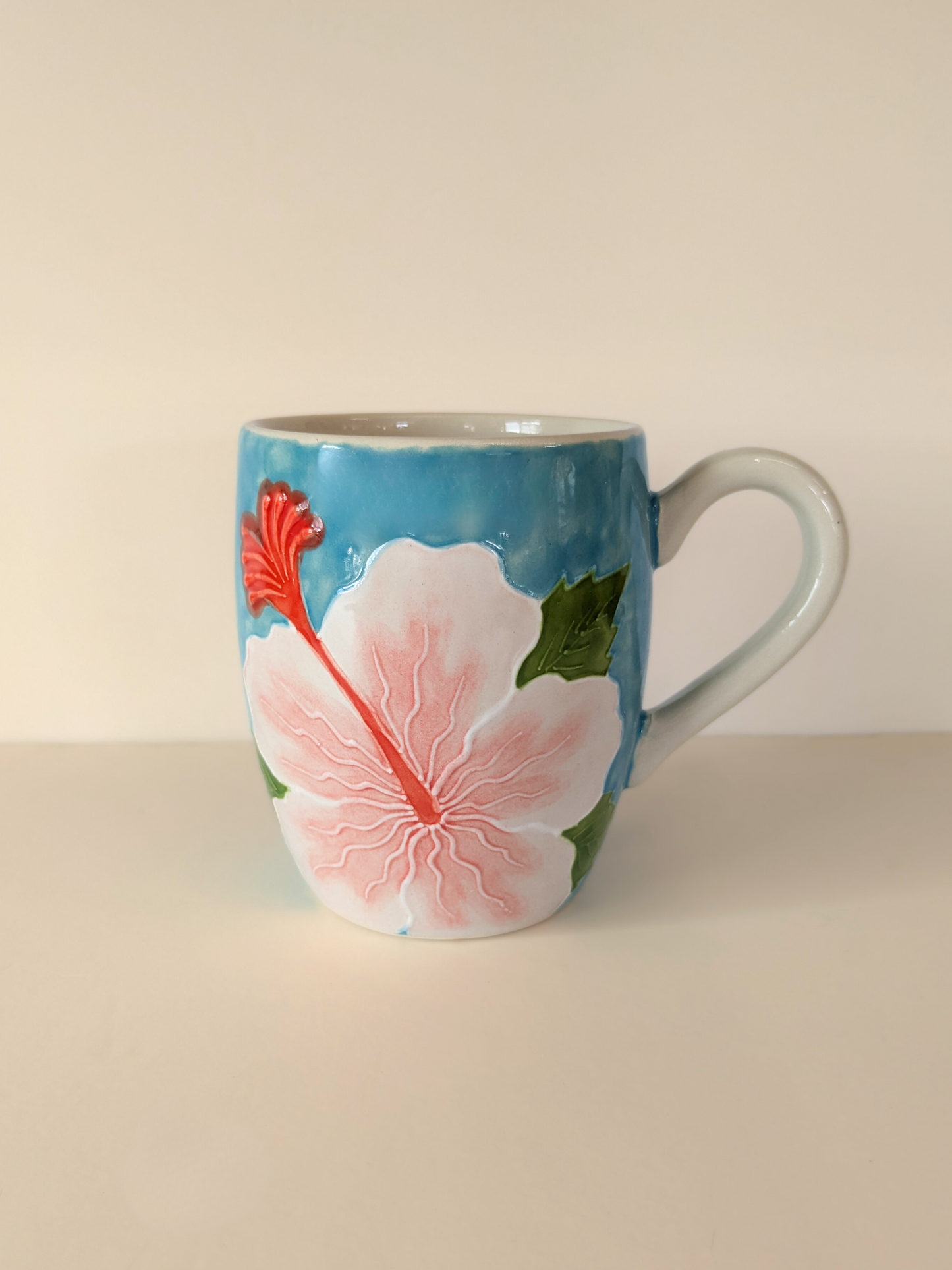 Barrel Mug Hibiscus