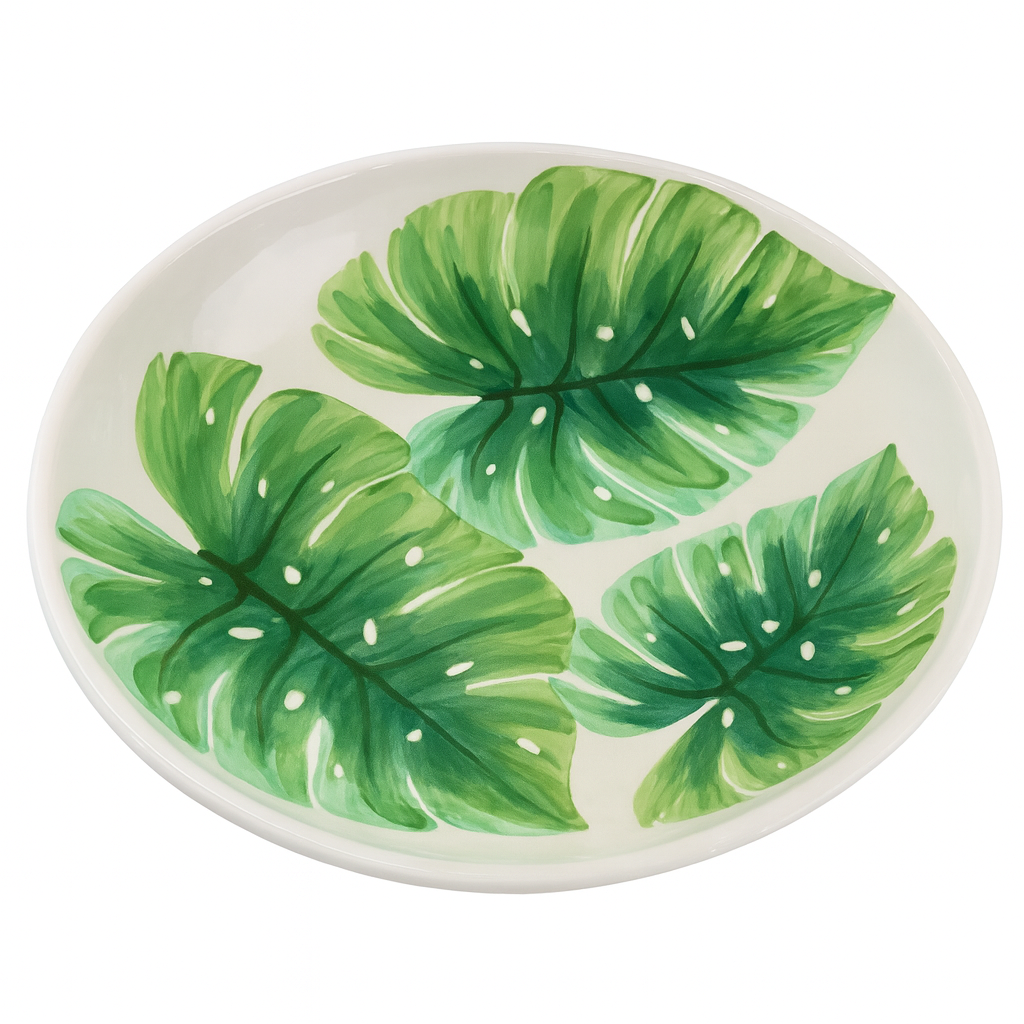 Monstera Pasta Bowl