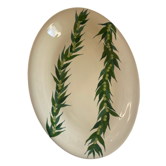 Oval Coupe Platter- Maile