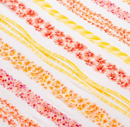 Lei Alaula ʻUlaʻula Kapa Moe - Hawaiian Bamboo Swaddle