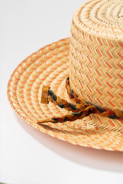 Hat - Woven Palm - Walee Pink - Medium