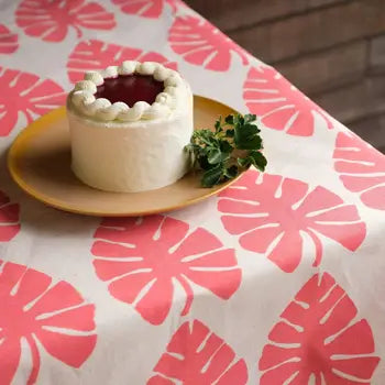 Handprinted Tablecloth - Senibua Print