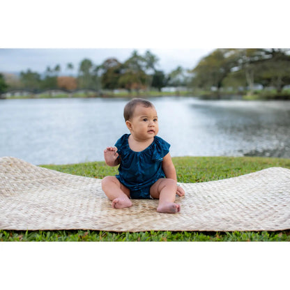 Blue Maile Strands Flutter Romper