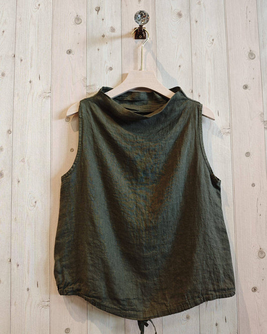 REF 5189 SLEEVELESS BLOUSE 100% LINEN
