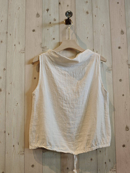 REF 5189 SLEEVELESS BLOUSE 100% LINEN