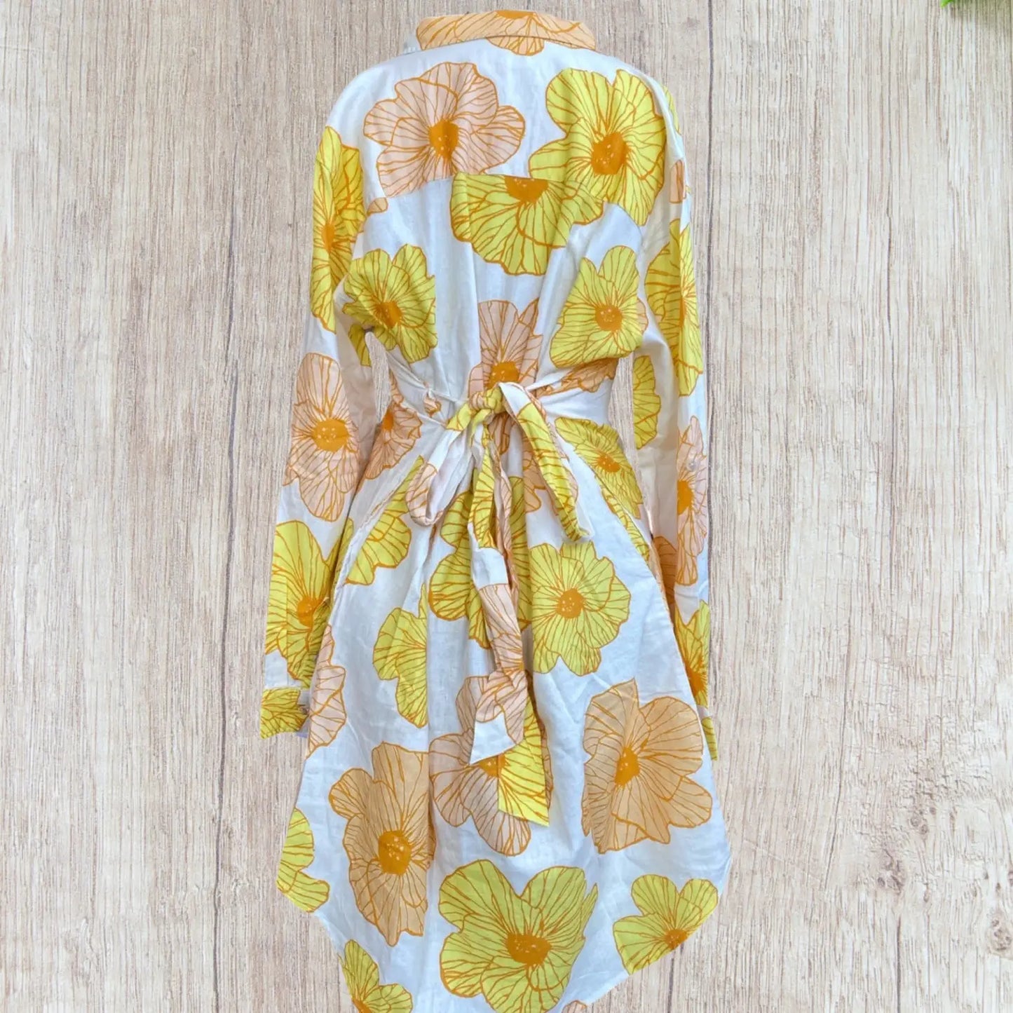 Hau Precious long sleeve belted dress