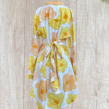 Hau Precious long sleeve belted dress